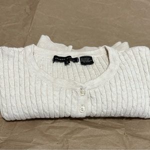 Jeanne Pierre size S cable knit sweater